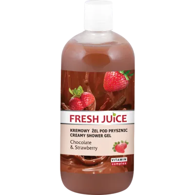Fresh Juice Kremowy żel pod prysznic `Chocolate & Strawberry`