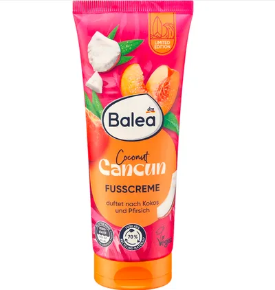 Balea Coconut Cancun, Foot Cream (Krem do stóp)