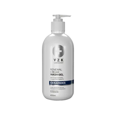 VZK Laboratory Ceramides, Renewal Cream Wash Gel (Żel do mycia twarzy i ciała z ceramidami)