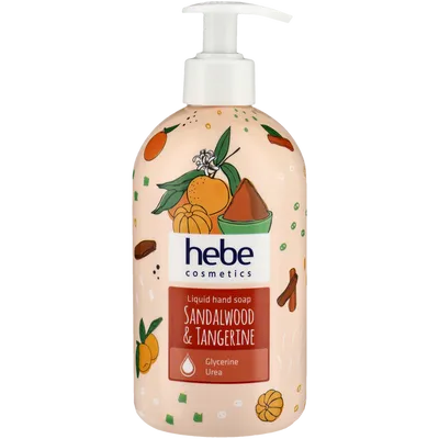 Hebe Cosmetics, Liquid Hand Soap Sandalwood & Tangerine (Mydło w płynie `Drzewo sandałowe i mandarynka`)