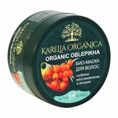 Karelia Organica Organic Oblephika, Bio maska do  do wszystkich typów włosów `Głęboka odnowa oraz nasycenie`