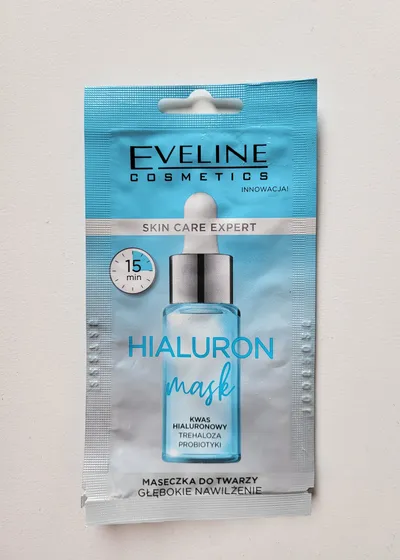 Eveline Cosmetics Skin Care Expert, Maseczka do twarzy `Głębokie nawilżenie - hialuron`