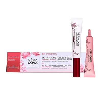 Veracova Paris Anti-Puffiness & Dark Circles Eye Contour (Zestaw do korekcji opuchnięć i cieni po oczami)