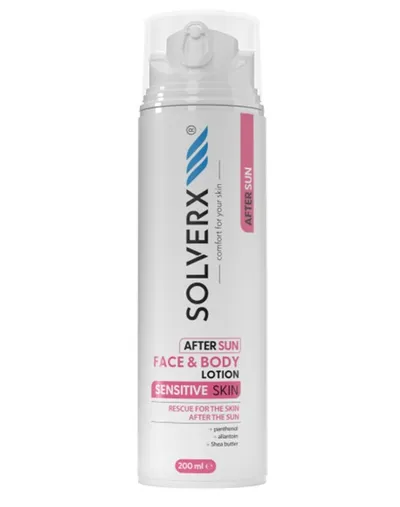 Solverx Sensitive Skin, After Sun Face & Body Lotion (Balsam po opalaniu)