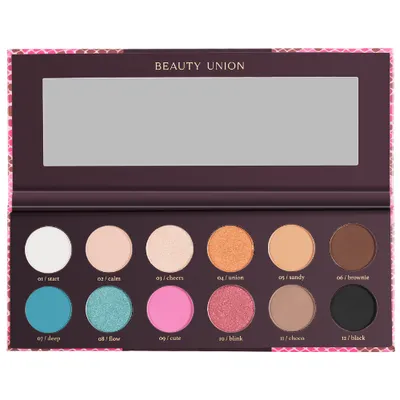 Beauty Union Cosmetics Eyeshadow Palette No. 1 (Paleta cieni do powiek)