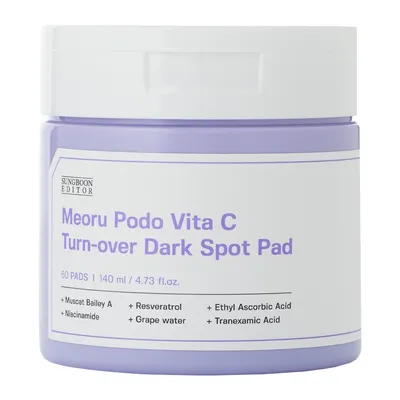 Sungboon Editor Meoru Podo Vita C, Turn -Over Dark Spot Pad (Rozjaśniające płatki do twarzy)