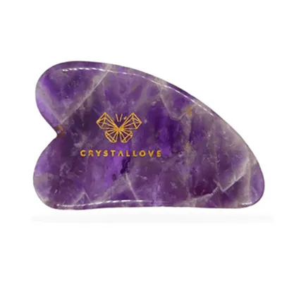 CrystalLove Gua Sha do masażu z ametystu
