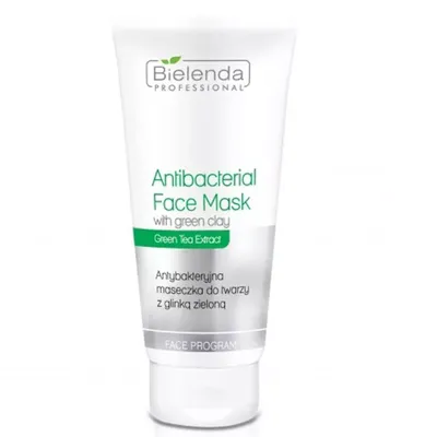 Bielenda Professional Face Program, Antibacterial Face Mask with Green Clay (Antybakteryjna maseczka z glinką zieloną)