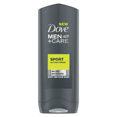 Dove Men+Care, Sport Active + Fresh Shower Gel (Żel pod prysznic do mycia i ciała dla mężczyzn)