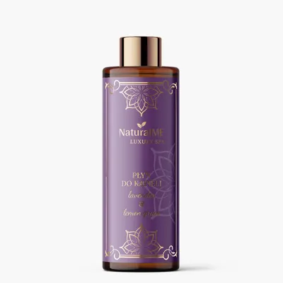 NaturalME Luxury SPA, Lavender & Lemongrass, Płyn do kąpieli