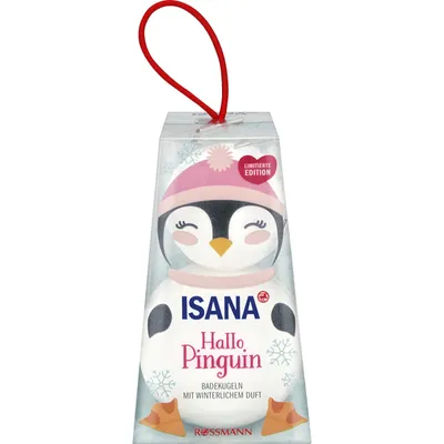 Isana Hallo Pinguin! Badekugeln mit winterlichem Duft (Kule do kąpieli)