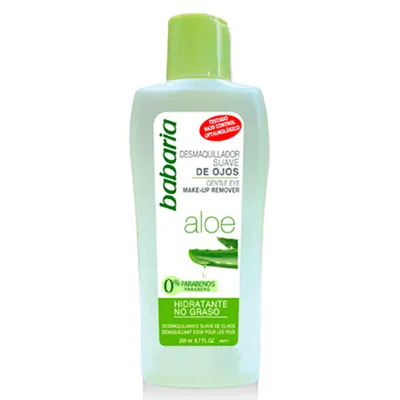 Babaria Natural Cosmetics Desmaquillador de Ojos Aloe Vera (Płyn do demakijażu oczu)
