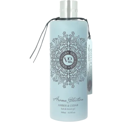 Vivian Gray Aroma Selection, Amber & Cedar Bath & Shower Gel (Żel do kąpieli oraz pod prysznic)