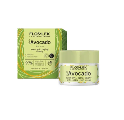 Floslek Rich Avocado, Krem anti-aging tłusty