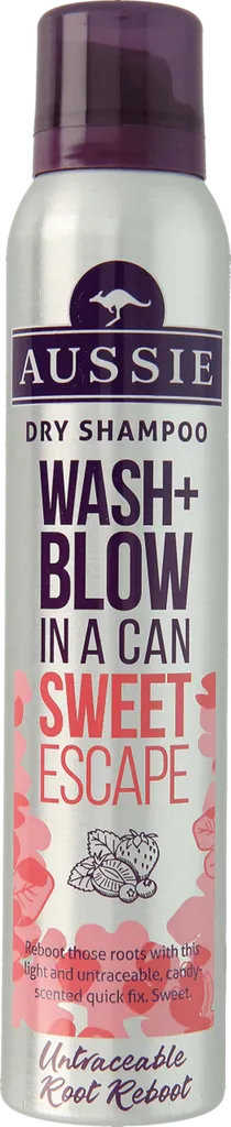 Aussie Wash + Blow in a Can, Sweet Escape, Dry Shampoo (Suchy szampon)