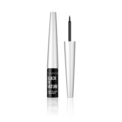 Claresa Black by Nature, Ultra czarny eyeliner w płynie