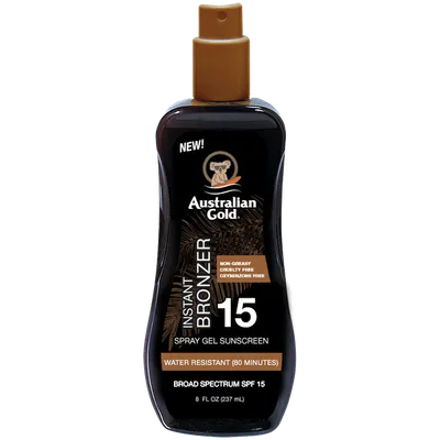 Australian Gold Instant Bronzer SPF15 (Żel do opalania z bronzerem SPF15)