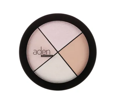 Aden Cosmetics Highlighter Palette (Paletka rozświetlaczy do twarzy)