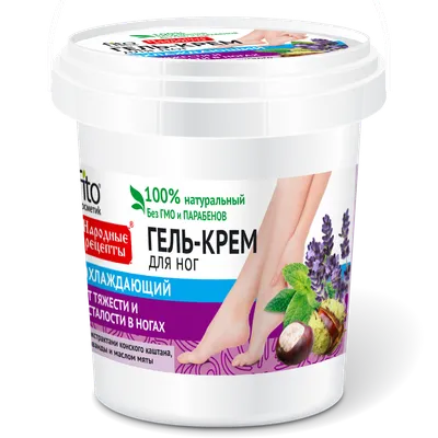 Fitokosmetik Przepisy Ludowe, Żel-krem do stóp chłodzący