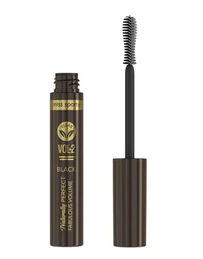 Miss Sporty Naturally Perfect Fabulous Volume Vol. 2 Black Mascara (Pogrubiający tusz do rzęs)