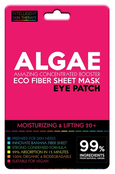 Beauty Face Intelligent Skin Therapy, Algae Eco Fibre Sheet Mask Eye Patch Moisturizing & Lifting 20+ (Płatki pod oczy)