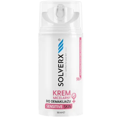 Solverx Sensitive Skin, Krem micelarny do demakijażu