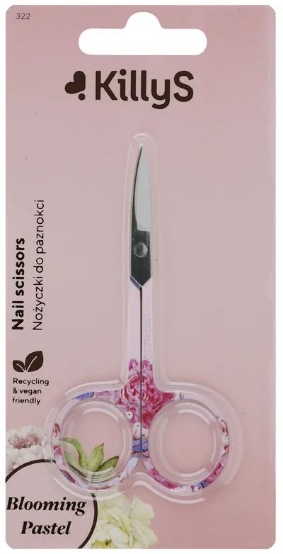 KillyS Blooming Pastel, Nail Scissors (Nożyczki do paznokci)