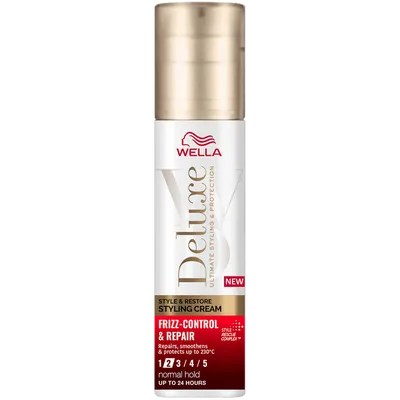 Wella Deluxe, Frizz-Control & Repair, Style & Restore Styling Cream (Krem do stylizacji włosów)