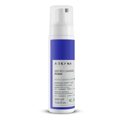 Arkana Neuro Cannabis Foam (Kanabisowa neuro-pianka do mycia dla skór zestresowanych i dysfunkcyjnych)