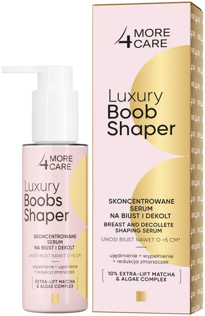 More4Care Luxury Boob Shaper, Skoncentrowane serum na biust i dekolt