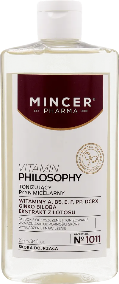 Mincer Pharma Vitamins Philosophy, Tonizujący płyn micelarny No. 1011