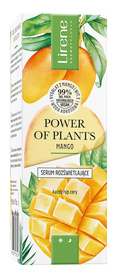 Lirene Dermoprogram Power of Plants, Serum rozświetlające `Mango`