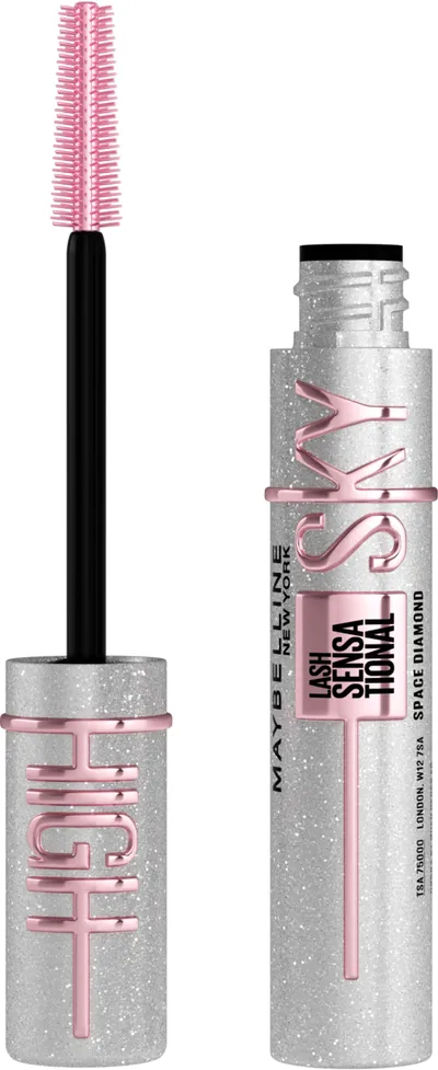 Maybelline New York Lash Sensational, Sky High Space Diamond Mascara (Brokatowy tusz do rzęs)