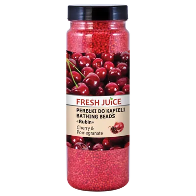 Fresh Juice Perełki do kąpieli `Wiśnia i granat`