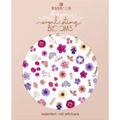 Essence Everlasting Blossoms, Scented Nail Stickers (Pachnące naklejki do paznokci)