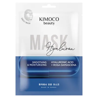 Kimoco Beauty Hyaluron Mask (Wygładzająco-nawilżająca maska w płachcie)