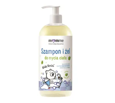 MomMe Kicia Kocia, Szampon i żel 2w1