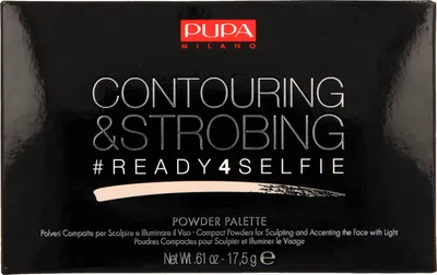 PUPA Ready 4 Selfie, Paleta pudrów do konturowania i strobingu