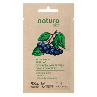 Natura Eko Enzymatyczny peeling do skóry wrażliwej i naczynkowej