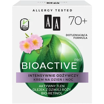 AA BioActive Pro, Intensywnie odżywczy krem na dzień i noc 70+
