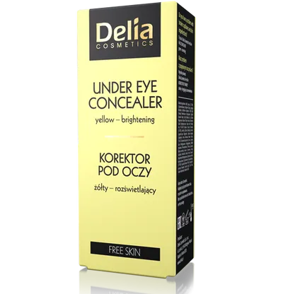 Delia Free Skin, Mineralny rozświetlający korektor pod oczy