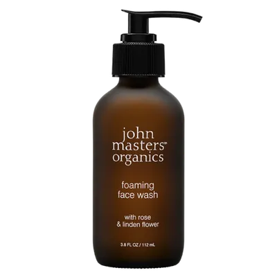 John Masters Organics Foaming Face Wash with Rose & Linden Flower (Żel do mycia twarzy z różą i kwiatem lipy)