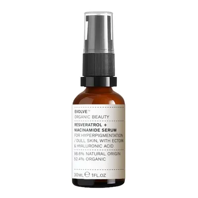 Evolve Organic Beauty Resveratrol + Niacinamide Serum (Serum do twarzy z resweratrolem i niacynamidem)