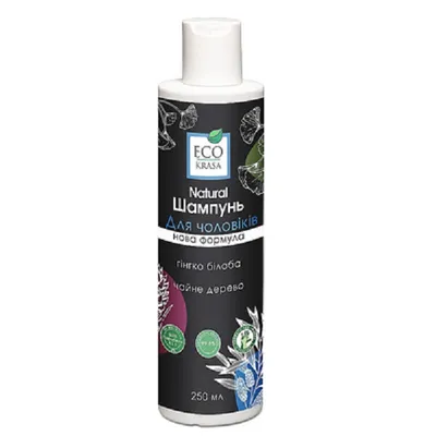 Eco Krasa Naturalny szampon dla mężczyzn `Ginkgo biloba i drzewo herbaciane`