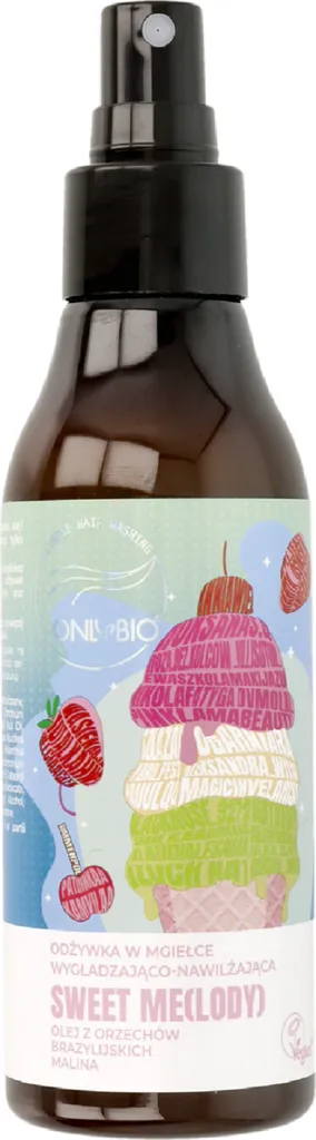 OnlyBio Hair in Balance, Odżywka w mgiełce wygładzająco-nawilżająca `Sweet Me(Lody)`