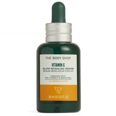 The Body Shop Vitamin C, Glow Revealing Serum (Rozświetlające wegańskie serum do twarzy)
