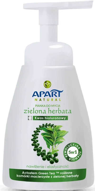 Apart Natural, Mydło w piance `Kwas hialuronowy i roślinne komórki macierzyste z zielonej herbaty`