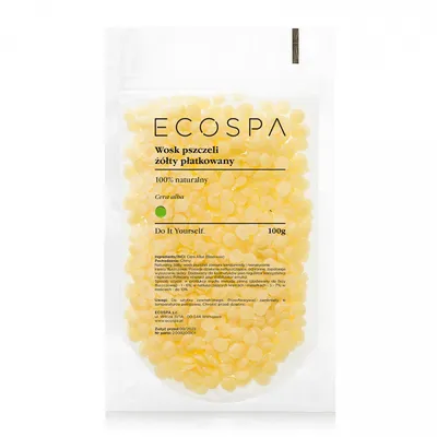 EcoSpa Wosk pszczeli żółty płatkowany