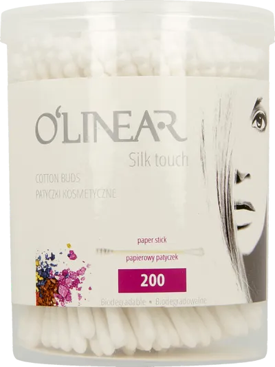 O'linear Silk Touch, Cotton Buds (Papierowe patyczki kosmetyczne)