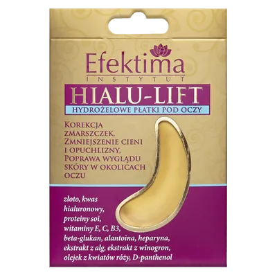 Efektima Hialu-Lift, Hydrożelowe płatki pod oczy